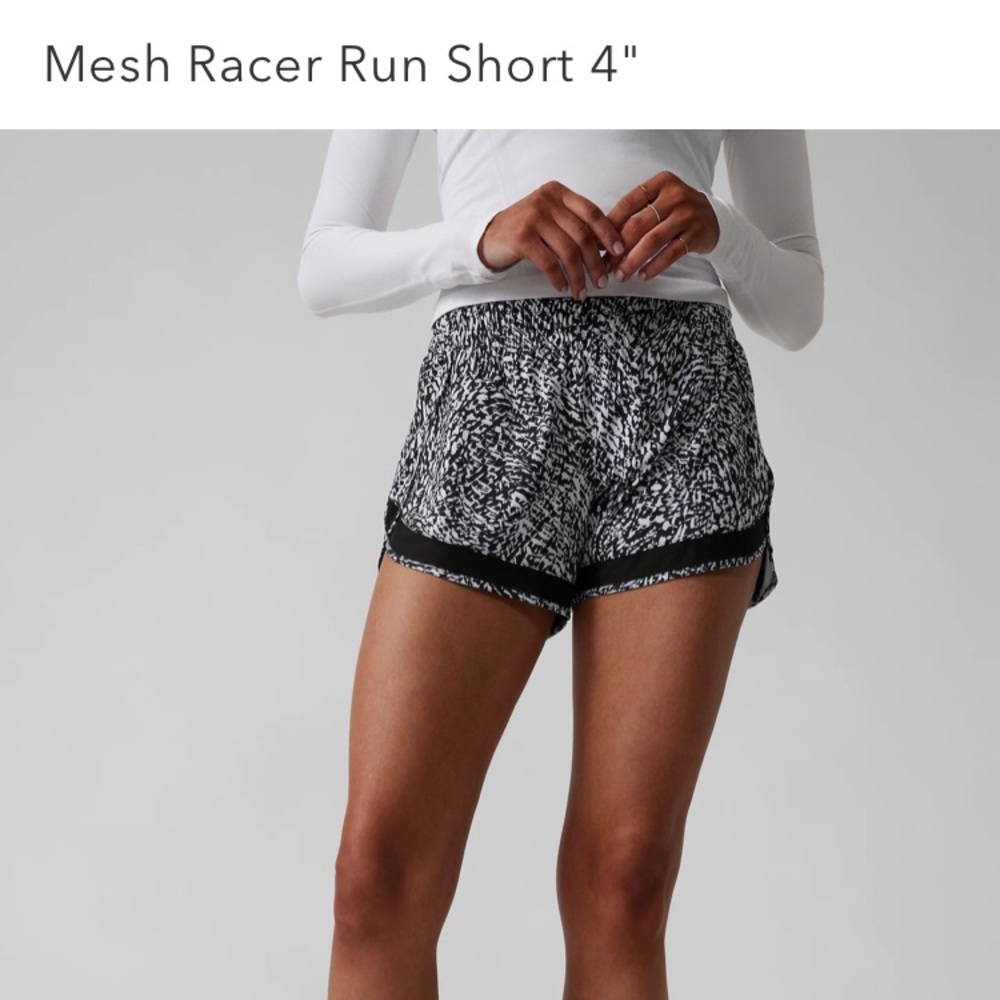 Mesh racer run 4” short